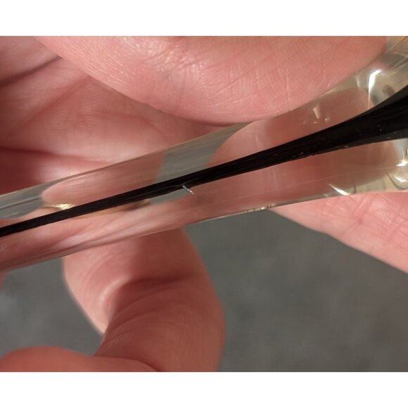 Orrefors "Intermezzo" Black Martini Glasses, Set of 3 - Picture 8 of 9